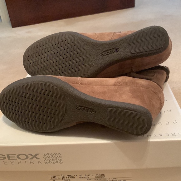 GEOX , Suede size 8 boots  Taupe , Amelia - Picture 5 of 8